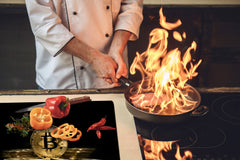 Enorme Cubre vitros de cristal templado - Serie de alimentos DD16 Comida Africa