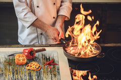 Enorme Cubre vitros de cristal templado - Serie de alimentos DD16 Comida Africa