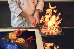 Ensembles de planches à découper TRES GRAND; Série Alimentaire DD16: Nourriture africaine