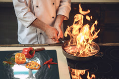 Enorme Cubre vitros de cristal templado - Serie de alimentos DD16 Comida Africa