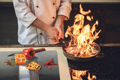 Enorme Cubre vitros de cristal templado - Serie de alimentos DD16 Comida Africa