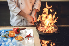 Ensembles de planches à découper TRES GRAND; Série Alimentaire DD16: Nourriture africaine