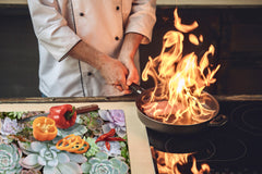 Gigantic Worktop saver and Pastry Board - Tempered GLASS Cutting Board - MEASURES: SINGLE: 80 x 52 cm; DOUBLE: 40 x 52 cm; DD44 Nature series : Rock garden 2