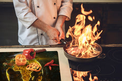 ENORMOUS Tempered GLASS Chopping Board - Induction Cooktop Cover – SINGLE: 80 x 52 cm; DOUBLE: 40 x 52 cm; DD49 Miscellaneous series : Digital globe 1