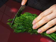 Gigantic Worktop saver and Pastry Board - Tempered GLASS Cutting Board - MEASURES: SINGLE: 80 x 52 cm; DOUBLE: 40 x 52 cm; DD44 Nature series : Romantic red rose