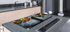 GIGANTE ASSE DA CUCINA e Copri-piano cottura a induzione; Serie di alimenti DD16: Cibo africano