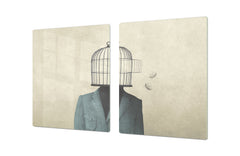 Enorme Cubre vitros de cristal templado - Serie de alimentos DD16 Comida Africa