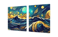 Enorme Cubre vitros de cristal templado - Serie de alimentos DD16 Comida Africa