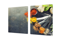 Enorme Cubre vitros de cristal templado - Serie de alimentos DD16 Comida Africa