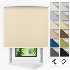 Thermal Roller Blind – WALL MOUNT – Customised size – Blackout Roller Blinds – Wall-mounted Roller Blinds for Windows and Doors (Indoor Use Only)