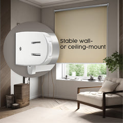 Thermal Roller Blind – WALL MOUNT – Customised size – Blackout Roller Blinds – Wall-mounted Roller Blinds for Windows and Doors (Indoor Use Only)