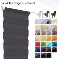 Customised Day and night roller blinds - Made-to-measure - Blinds for windows and doors WITHOUT DRILLING