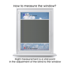 Concept Blinds LUXURY Blackout Custom Pleated Shades - Pearlescent Total Blackout Fabric - Made-to-Measure Window Blinds - Easy Installation with minimal DRILLING - Width 30-170cm x Height 20-240cm