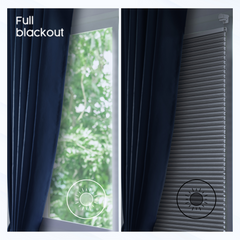 Concept Blinds Honeycomb Blackout Pleated Blinds - Custom Made Pleated Shades- No Drill, Easy Fit - Opaque & Light Blocking - 30-170cm Wide x 20-240cm Drop - Made to Measure Window Shades Visit the Concept Crystal Store