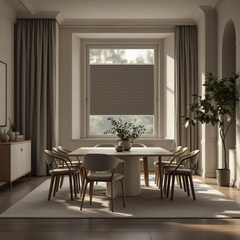 Blackout Custom Pleated Shades – Made to Measure, Easy Drill Installation, Perfect Light Blocking