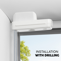 Concept Blinds Thermal Customised Pleated Shades - Thermal Fabric - Made-to-Measure Windows Shades - Easy Installation WITH DRILLING - Width 30–130cm x Height 40-230cm