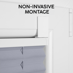 Concept Blinds Thermal Customised Pleated Shades - Thermal Fabric - Made-to-Measure Windows Shades - Easy Installation No Drilling Needed - Width 30–130cm x Height 40-230cm