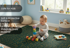 Precision Floor Mat - Innovative Custom PVC Mat for Home, Kitchen & Playrooms – Water Resistant, Stain-Proof & Kids-Safe - Vibrant Designs with Adjustable Sizes from 20x20 cm up to 200x300 cm : Hieroglyphs 1