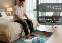 Precision Floor Mat - Innovative Custom PVC Mat for Home, Kitchen & Playrooms – Water Resistant, Stain-Proof & Kids-Safe - Vibrant Designs with Adjustable Sizes from 20x20 cm up to 200x300 cm : Abstraction 1