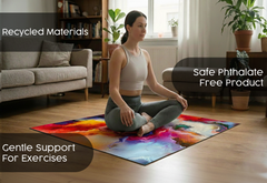 Precision Floor Mat - Innovative Custom PVC Mat for Home, Kitchen & Playrooms – Water Resistant, Stain-Proof & Kids-Safe - Vibrant Designs with Adjustable Sizes from 20x20 cm up to 200x300 cm : Colourful spots