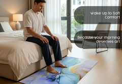 Precision Floor Mat - Innovative Custom PVC Mat for Home, Kitchen & Playrooms – Water Resistant, Stain-Proof & Kids-Safe - Vibrant Designs with Adjustable Sizes from 20x20 cm up to 200x300 cm : Splashes of paint 1