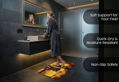 Precision Floor Mat - Innovative Custom PVC Mat for Home, Kitchen & Playrooms – Water Resistant, Stain-Proof & Kids-Safe - Vibrant Designs with Adjustable Sizes from 20x20 cm up to 200x300 cm : Egyptian theme 1