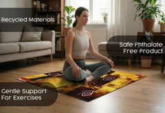 Precision Floor Mat - Innovative Custom PVC Mat for Home, Kitchen & Playrooms – Water Resistant, Stain-Proof & Kids-Safe - Vibrant Designs with Adjustable Sizes from 20x20 cm up to 200x300 cm : Egyptian theme 1