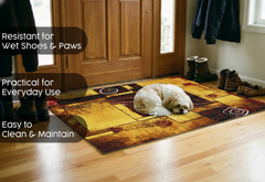 Precision Floor Mat - Innovative Custom PVC Mat for Home, Kitchen & Playrooms – Water Resistant, Stain-Proof & Kids-Safe - Vibrant Designs with Adjustable Sizes from 20x20 cm up to 200x300 cm : Egyptian theme 1