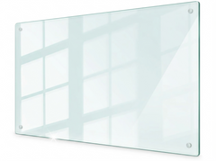 Concept Crystal XXL Glass Chopping Board (80x52cm / 2x 40x52), Giant Transparent Tempered Glass Worktop Saver, Clear Kitchen Countertop Surface Protector