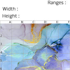 Precision Floor Mat - Innovative Custom PVC Mat for Home, Kitchen & Playrooms – Water Resistant, Stain-Proof & Kids-Safe - Vibrant Designs with Adjustable Sizes from 20x20 cm up to 200x300 cm : Splashes of paint 1