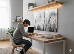 Tableau Blanc Élégant et Magnétique - Organisateur Métallique Polyvalent pour Bureau ou Cuisine Moderne