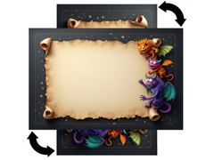 Concept Crystal Lavagna Magnetica 2-in-1 - Pannello in Metallo per Note e Foto, Ideale per Ufficio e Casa