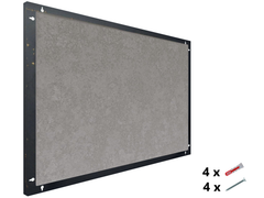 Pizarra metálica magnética: pizarra de borrado en seco y potente imán para oficinas, hogares y aulas. Organizador de pared moderno y duradero. Pixies útiles.