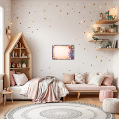 Concept Crystal Lavagna Magnetica 2-in-1 - Pannello in Metallo per Note e Foto, Ideale per Ufficio e Casa