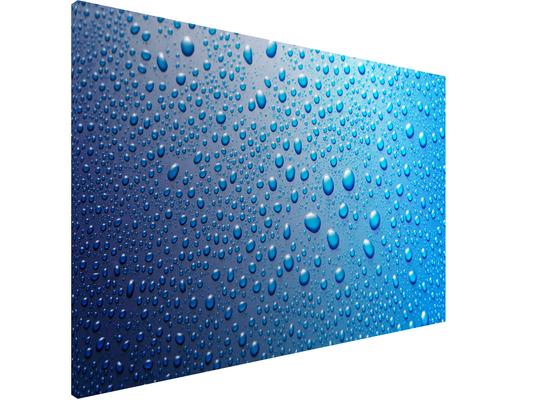 Concept Crystal ® 2-in-1 Magnetic Metal Whiteboard & Bulletin Board – Strong Magnet Board with Dry-Erase Surface for Notes, Schedules, & Photos – Ideal for Home & Office : Drops of water 2