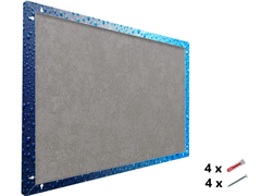 Concept Crystal Pizarra Blanca Magnética Minimalista, Panel Metálico para Escritura, Borrable