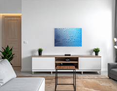 Concept Crystal Pizarra Blanca Magnética Minimalista, Panel Metálico para Escritura, Borrable