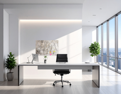 Tableau Blanc Métallique Moderne, Tableau Mémo Effaçable à Sec Design pour Bureau à Domicile