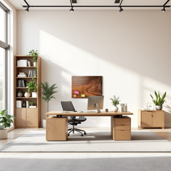 Magnetische Metalltafel – Trocken abwischbare Wandtafel und starke Magnet-Pinnwand für Büros, Zuhause und Klassenzimmer – Moderner und langlebiger Wand-Organizer: Nussbaumholzmuster