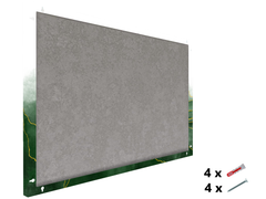 Pizarra Blanca Magnética 2 en 1 Concept Crystal - Pizarra Metálica Resistente para Notas y Fotos
