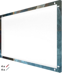 Magnetic Metal Board – Dry-Erase Wall Board & Strong Magnet Bulletin Board for Offices, Homes & Classrooms – Modern & Durable Wall Organizer : Abstraction 1