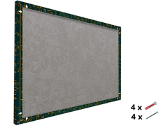 Concept Crystal Pizarra Blanca Magnética Minimalista, Panel Metálico para Escritura, Borrable