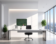 Concept Crystal Pizarra Blanca Magnética Minimalista, Panel Metálico para Escritura, Borrable