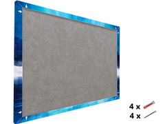 Tableau Blanc Métallique Moderne, Tableau Mémo Effaçable à Sec Design pour Bureau à Domicile