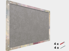 Concept Crystal ® 2-in-1 Magnetic Metal Whiteboard & Bulletin Board – Strong Magnet Board with Dry-Erase Surface for Notes, Schedules, & Photos – Ideal for Home & Office : Painting on canvas 1