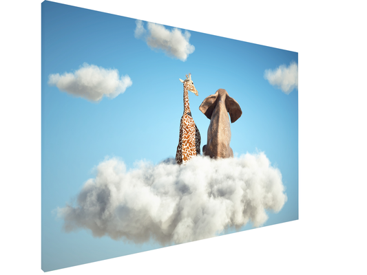 Magnetic Metal Board – Dry-Erase Wall Board & Strong Magnet Bulletin Board for Offices, Homes & Classrooms – Modern & Durable Wall Organizer : Cloud of Friendship