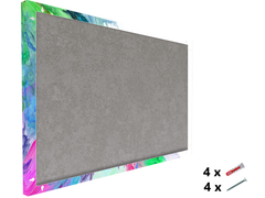 Magnetische Metalltafel – Trocken abwischbare Wandtafel und starke Magnet-Pinnwand für Büros, Zuhause und Klassenzimmer – Moderner und langlebiger Wand-Organizer: Bunter Hintergrund
