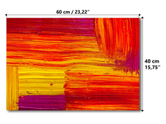 Pizarra metálica magnética: pizarra de borrado en seco y potente imán para oficinas, hogares y aulas. Organizador de pared moderno y duradero: textura abstracta de color.