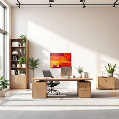 Pizarra metálica magnética: pizarra de borrado en seco y potente imán para oficinas, hogares y aulas. Organizador de pared moderno y duradero: textura abstracta de color.