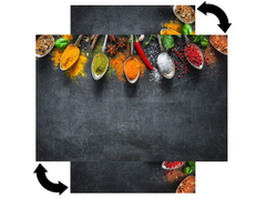 Magnetic Metal Board – Dry-Erase Wall Board & Strong Magnet Bulletin Board for Offices, Homes & Classrooms – Modern & Durable Wall Organizer : Herbs and spices